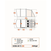 Vango Sierra Air TC 300 sátor