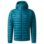 Haglöfs L.I.M Down Hood II férfi dzseki világoskék Deep Teal/Mountain Teal