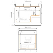 Yolco GCX37 kompresszoros hűtőtáska