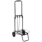 Bo-Camp Luggage trolley kempingkocsi fekete black