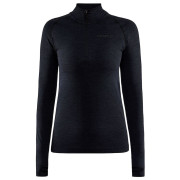 Craft Core Dry Active Comfort Zip női funkcionális felső fekete