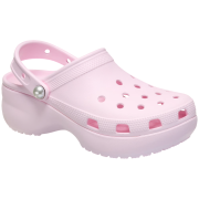 Crocs Classic Platform Pearl Clog női papucs világosrózsaszín Pink Milk