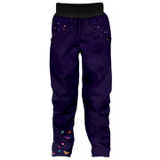 WAMU Dark Purple gyerek softshell nadrág sötétlila DARK PURPLE