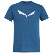 Férfi póló Salewa Solidlogo Dri-Rel M S/S Tee kék