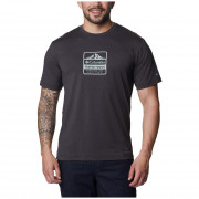 Columbia Tech Trail™ Front Graphic SS Tee férfi póló sötétszürke