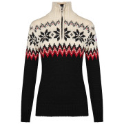 Dale of Norway Myking Fem Sweater női pulóver fekete Black Raspberry Offwhite