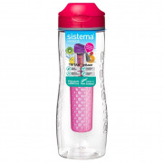 Kulacs Sistema Tritan Infuser Bottle 800ml rózsaszín Pink