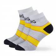 Női zokni Warg Trail Low Wool 3-pack szürke/sárga