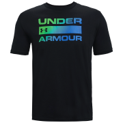 Under Armour Team Issue Wordmark SS férfi póló fekete/kék Black//BlueCircuit