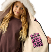 Regatta Junior Waterproof Changing Robe Pro Pink vízálló gyerekkabát