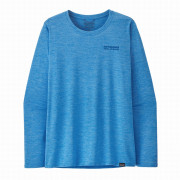 Patagonia W's L/S Cap Cool Daily Graphic Shirt - Lands női póló kék