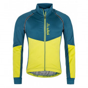 Férfi softshell kabát Kilpi Zain-M kék/sárga