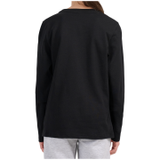 4F Longsleeve F654 Deep Black gyerek póló
