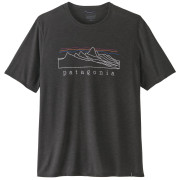 Patagonia Men's Capilene Cool Trail Shirt - Stratapeaks férfi póló fekete Ink Black