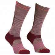 Ortovox Ski Tour Lt Comp Long Socks W női zokni rózsaszín