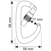 Camp Orbit Lock karabiner