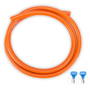 Gimeg Plynová hadice 5 m se svorkami cső narancs orange