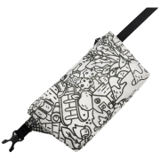High Tail Designs Fanny Pack The Vague Outdoors övtáska fehér/fekete The Vague Outdoors