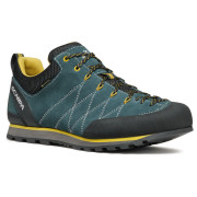 Scarpa Crux Gtx férfi túracipő zöld/sárga Petrol-Mustard