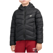 4F Down Jacket M0913 Deep Black fiú télikabát fekete Deep Black