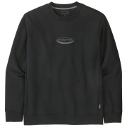 Patagonia Men's '95 Oval Logo Uprisal Crew Sweatshirt férfi pulóver fekete Black