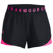 Under Armour Play Up Shorts 3.0 női rövidnadrág fekete/rózsaszín Black / Rebel Pink / Rebel Pink