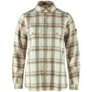 Fjällräven Övik Heavy Flannel Shirt W női ing bézs Chalk White-Fossil