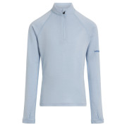 Icebreaker K 260 Tech LS Half Zip gyerek funkcionális felső világoskék Zinc Blue