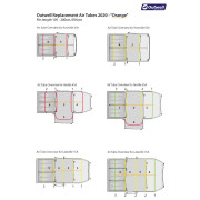 Outwell Air Repair - Tube kit 1 (orange) pót felfújható sátormerevítő