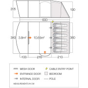 Sátor Vango Langley 600 XL