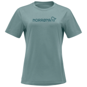 Norrona 29 cotton Norrøna viking T-shirt női póló világoskék