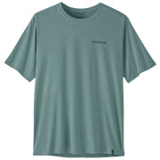 Patagonia Men's Capilene Cool Daily Shirt - Boardshort Logo férfi póló kék/zöld Blue Sage - Light Blue Sage X-Dye