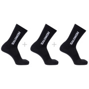 Salomon Everyday Lite Crew 3-Pack zokni fekete Black