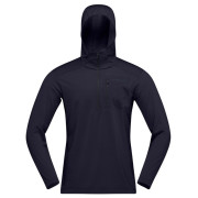 Norrona falketind warm1 Hood férfi funkcionális pulóver fekete Caviar Black