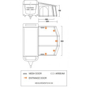 Elősátor Vango Tuscany Air 500 Elements ProShield