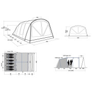 Outwell Alabama 6 Air TC 6 személyes családi sátor