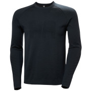 Helly Hansen Lifa Merino Knitevo Crew férfi funkcionális póló fekete 990 Black