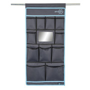 Organizér Bo-Camp Tent organizer 11 pockets Mirror 45x90cm fekete