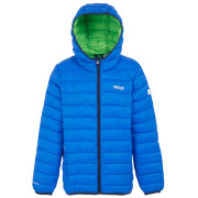 Regatta Junior Hooded Marizion Aviator Blue gyerek télikabát kék Aviator Blue Wild Lime