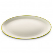 Omada SANALIVING Dinner Plate 24xh2cm tányér fehér/zöld