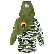 WAMU Khaki gyerek softshell kabát