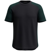 Smartwool M Active Mesh Short Sleeve férfi póló fekete/zöld evergreen/black