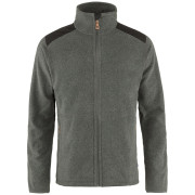 Fjällräven Sten Fleece M férfi funkcionális pulóver sötétszürke Dark Grey
