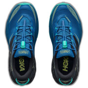 Hoka Speedgoat 7 Big Kids Black/Night Glow Blue gyerek cipő