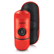 Wacaco Nanopresso s cestovním pouzdrem kávéfőző utazáshoz piros