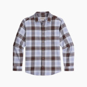 Royal Robins Lieback Organic Cotton Flannel L/S férfi ing kék/piros Shasta Blue Oak Pld