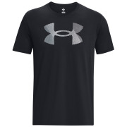 Under Armour BIG LOGO FILL SS férfi póló fekete Black / Pitch Gray / Halo Gray