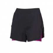 Progress Carrera Shorts 2in1 női rövidnadrág fekete/rózsaszín