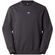 The North Face U Essential Light Relaxed Crew pulóver fekete ANTHRACITE GREY