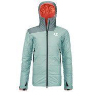 Ortovox Swisswool Zinal Jacket W női dzseki világoskék ice waterfall